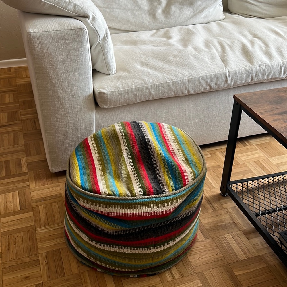 Crate & Barrel Cayden Pouf